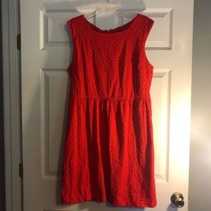George sleeveless eyelet dress.